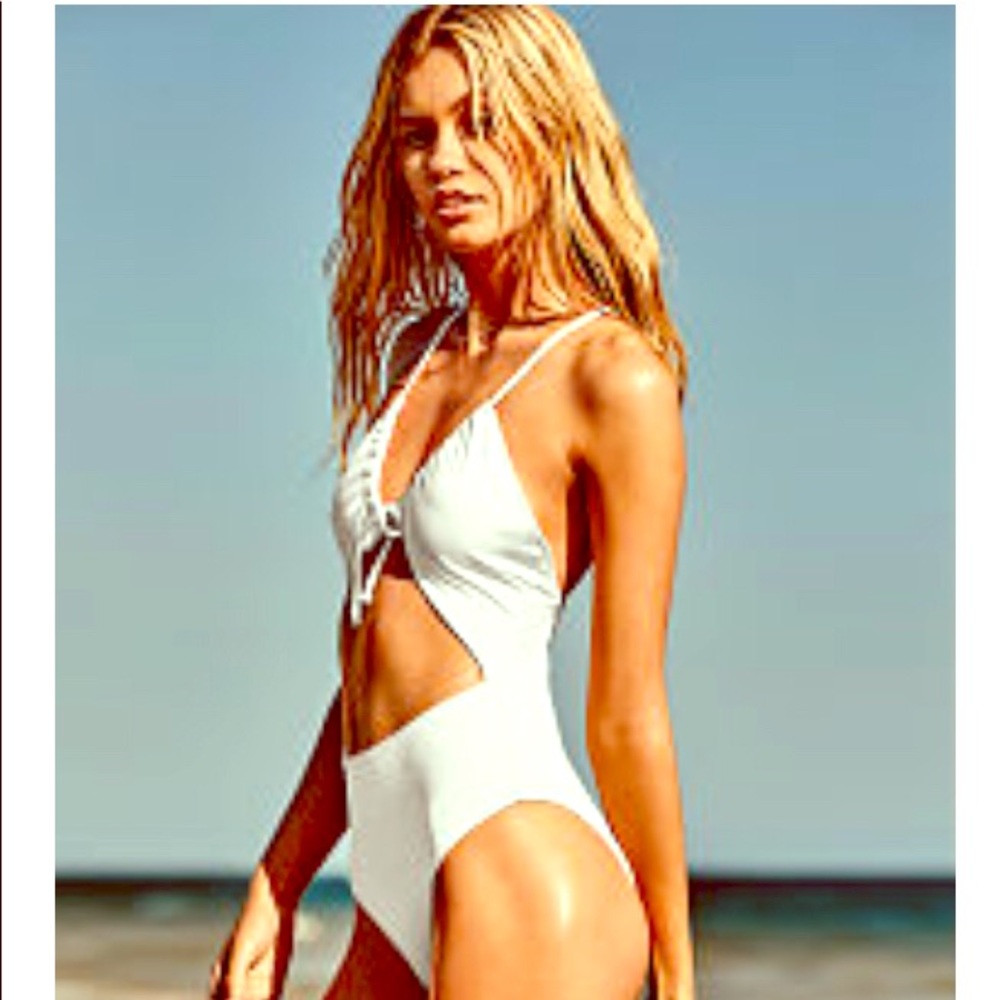 Super sexy golden yellow Victoria’s Secret swim